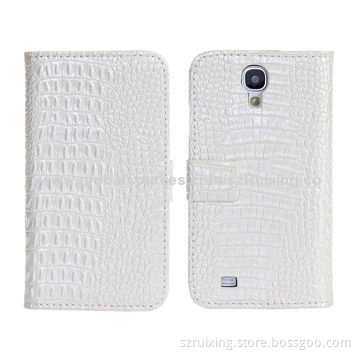 Crocodile Veins PU Leather Phone Case for Samsung Galaxy S4/9500, with Wallet Function